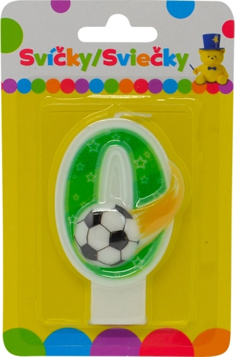 Narozeninová svíčka s motivem měsíce a číslem 0