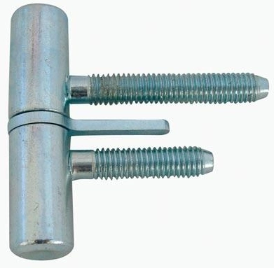 Dveřní závěs 60 mm se šroubem a hřebíkem, modře zinkovaný