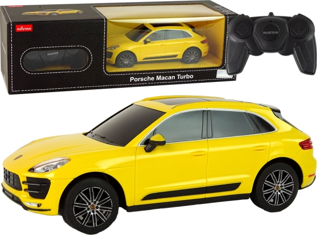 RC auto Porsche Macan Turbo 1:24 Rastar – Žlutá