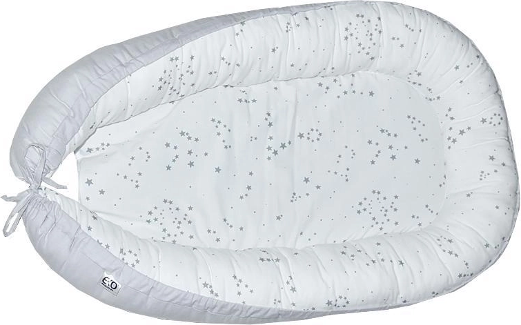 EKO hnízdečko pro miminko z bavlny – šedé