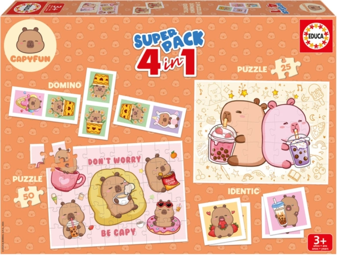 Educa capyfun soubor her 4 v 1