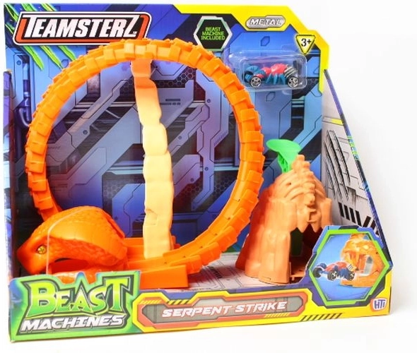 Teamsterz Beast Machines serpentinová dráha Serpent Strike s autíčkem