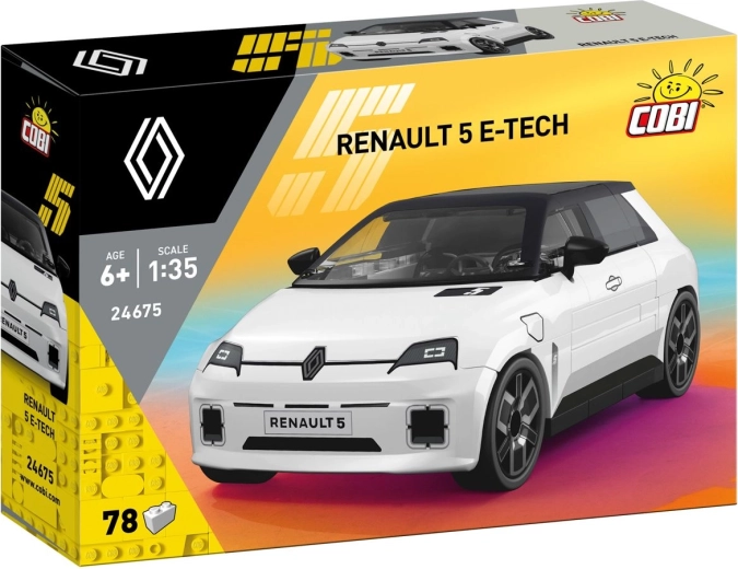 Cobi Renault 5 e-tech electric 1:35 (78 dílků) - 1 kus