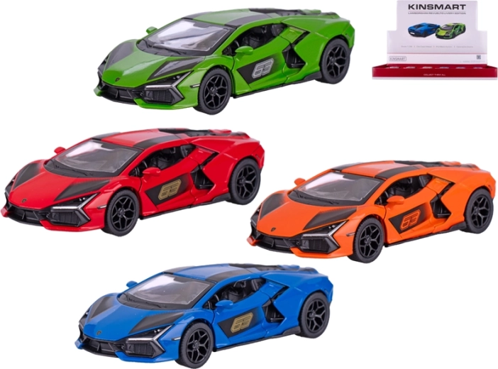 Kovový model Lamborghini Revuelto se zpětným chodem 13 cm Kinsmart