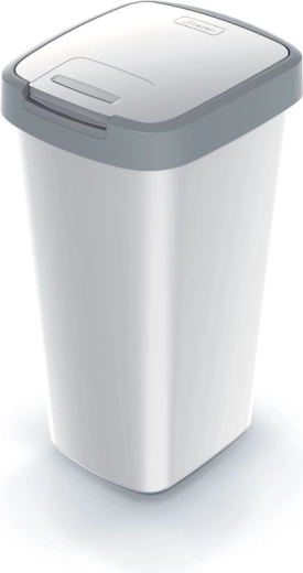 Odpadkový koš Compacta Q Flap 25 l popelavý
