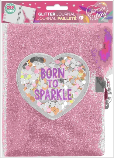 Třpytivý deník Born to sparkle - 1 kus