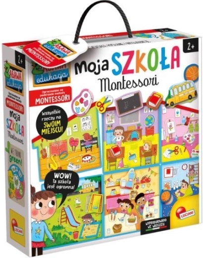 Moje škola Montessori – didaktická hra pro třídění a hmatové vnímání