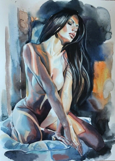NORIMPEX diamantové malování akt ženy 30 × 40 cm