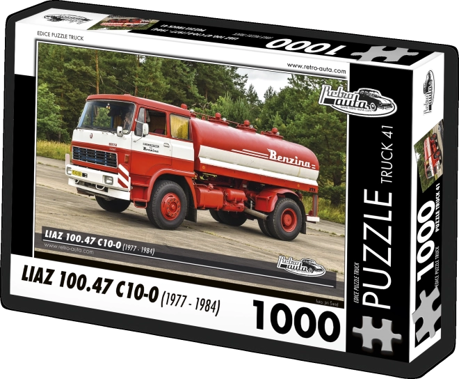 Puzzle RETRO-AUTA Liaz 100.47 C10-0 TRUCK 1000 dílků