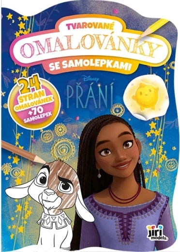 Tvarované omalovánky přání