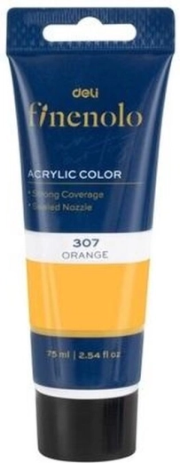 Akrylová barva hořčicová 75 ml