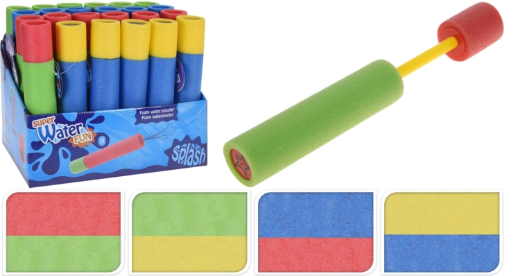 Pěnová vodní pistole 26 cm pro děti