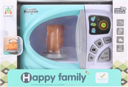Dětská mikrovlnná trouba na baterie s otočným talířem