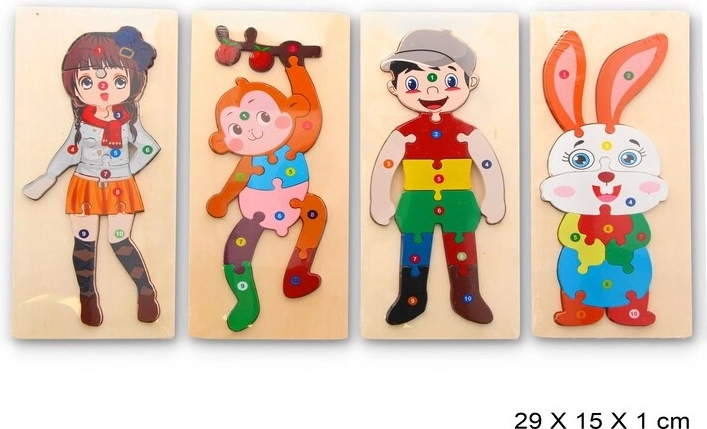 Dřevěná dětská skládačka