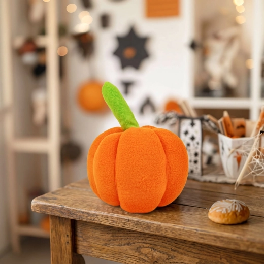 Halloweenská textilní dýně