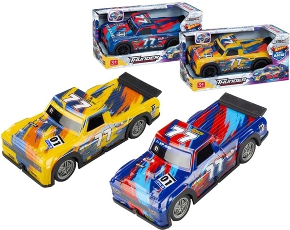Dětský pick-up se světly a jeřábem - 1 kus
