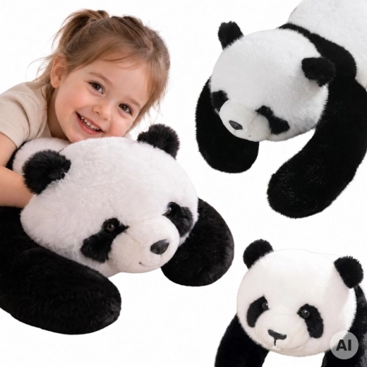 WOOPIE zatížená senzorická plyšová panda 2,5 kg