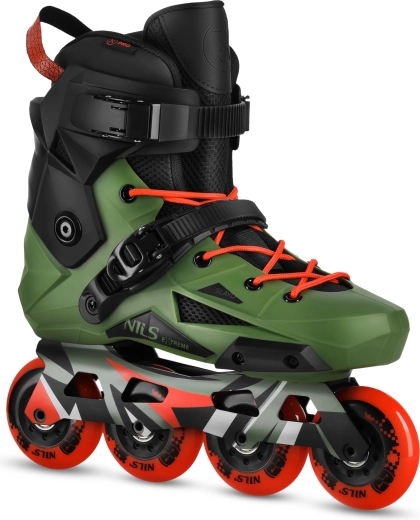 Slalomové inline brusle NILS Extreme Slayd – Zelená