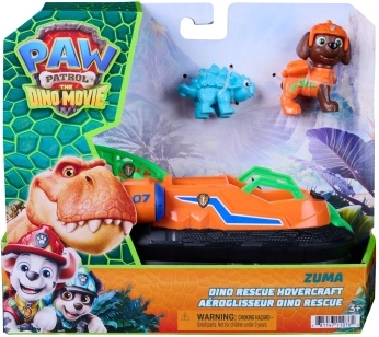 Spin Master Tlapková patrola Dino Rescue – poduškový člun Zuma s figurkami (17,5 cm)