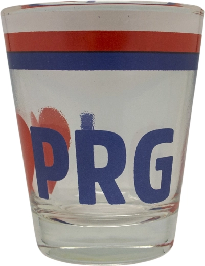 Panenka Praha srdce skleněná