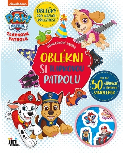 Tlapková patrola – samolepková knížka oblékni si