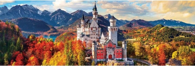 Panoramatické puzzle zámek Neuschwanstein, Německo 1000 dílků