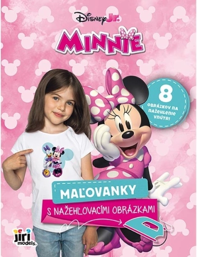 Omalovánky s nažehlovacími obrázky MINNIE
