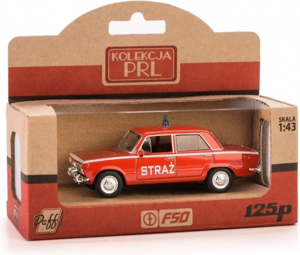 Model auta PRL FIAT 125 Straż 1:43 DIE-CAST