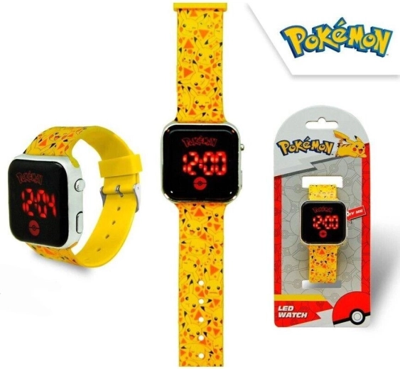Digitální LED hodinky Pokémon