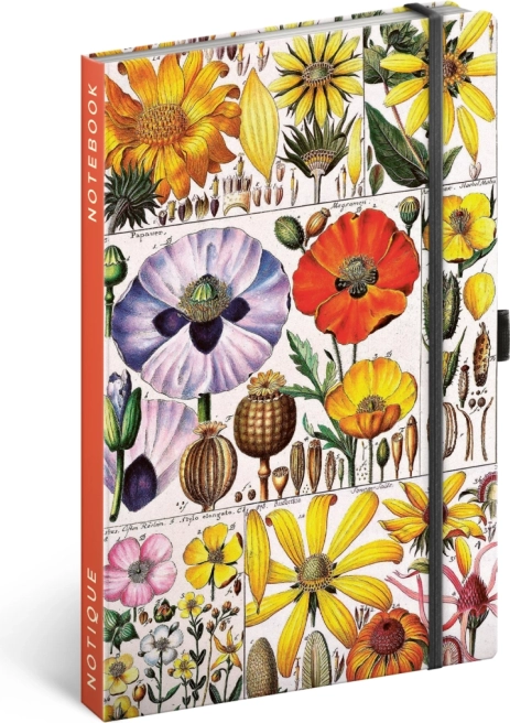 Notýsek Herbář Kateřiny Winterové, tečkovaný 13 × 21 cm