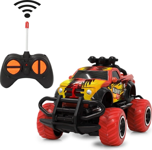 Jamara Runny Two RC monster truck 1:43 červený 40 MHz