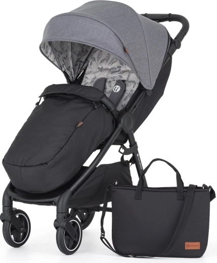 Petite&Mars sportovní kočárek Royal3 Black Ultimate Grey