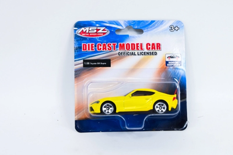 MSZ Toyota GR Supra žlutý model auta 1:58