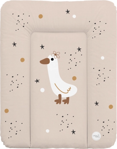 Ceba Baby měkká přebalovací podložka na komodu basic star duck 50 × 70 cm