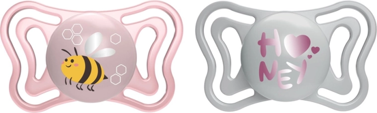 Chicco Physio light silikonové dudlíky růžové 2–6 měsíců, 2 ks