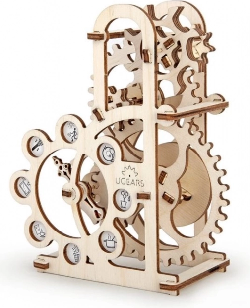 UGEARS 3D puzzle dynamometr – dřevěný mechanický model