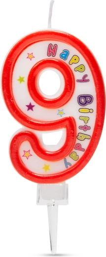 Dortová svíčka číslo 9