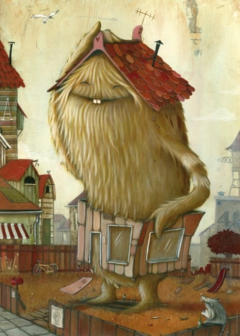 Puzzle Sousedství 1000 dílků Zozoville od HEYE