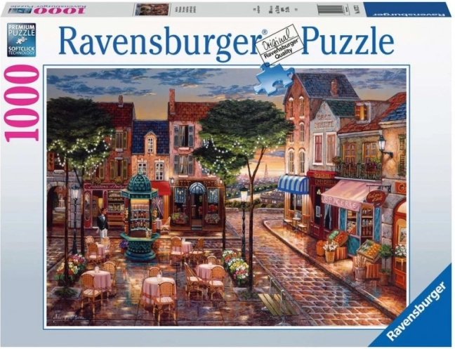 Puzzle 2D 1000 dílků – Paříž malovaná RAVENSBURGER