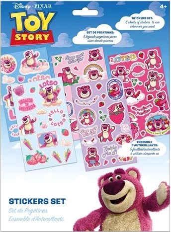 Sada samolepek Toy Story – Lotso (92 ks)