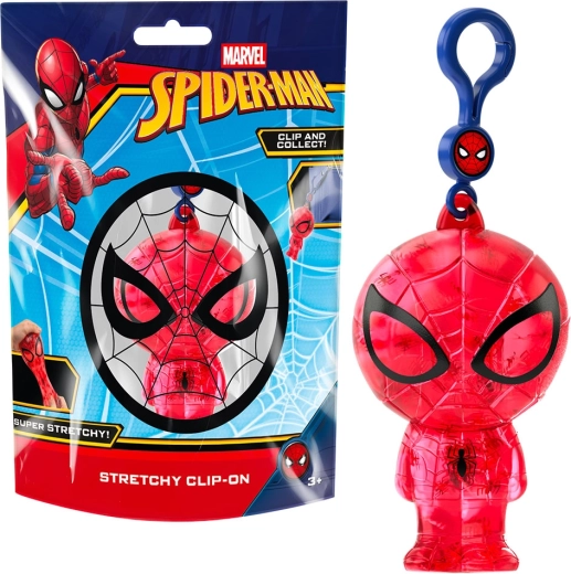 Marvel Spider-Man mačkací přívěsek s klipem - 1 kus