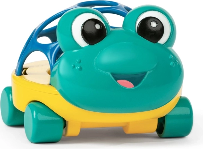 Baby Einstein Oball curious car neptune – želva (autíčko a chrastítko 2v1) 3m+
