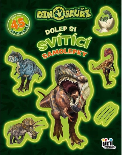 Dolep si svítící samolepky dinosauři