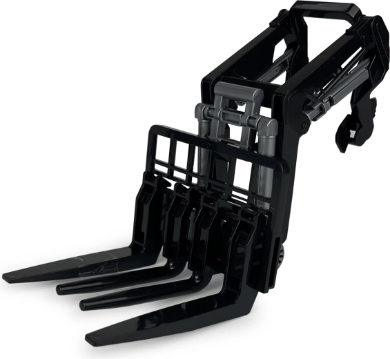 Čelní nakladač s vidlemi a 4 balíky sena pro RC traktor JAMARA 1:24S
