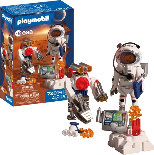 Playmobil ESA astronaut a robot se sadou doplňků, 42 dílů