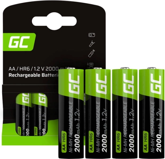 Nabíjecí baterie AA 2000 mAh Green Cell Sticks (4 ks)