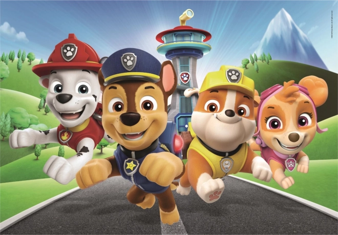 Puzzle 60 dílků PAW Patrol Super Color