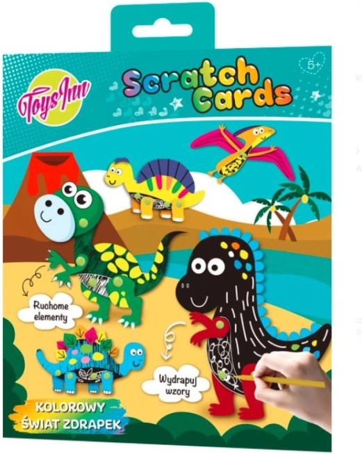 Stnux zdrapávací dinosauři kreativní sada