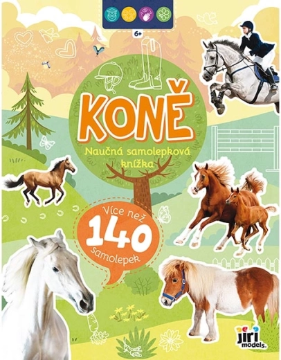 Naučná samolepková knížka Koně 6+