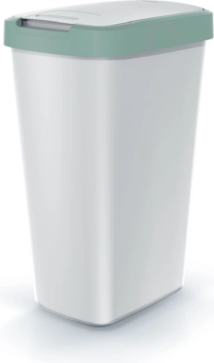odpadkový koš compacta q flap 45 l světle zelené víko
